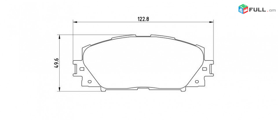 TOYOTA PRIUS արգելակման կոճղակ դիմացի, Колодки тормозные передние. 1106