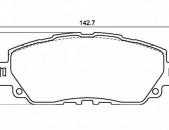 TOYOTA CAMRY արգելակման կոճղակ դիմացի, Колодки передние. 1128