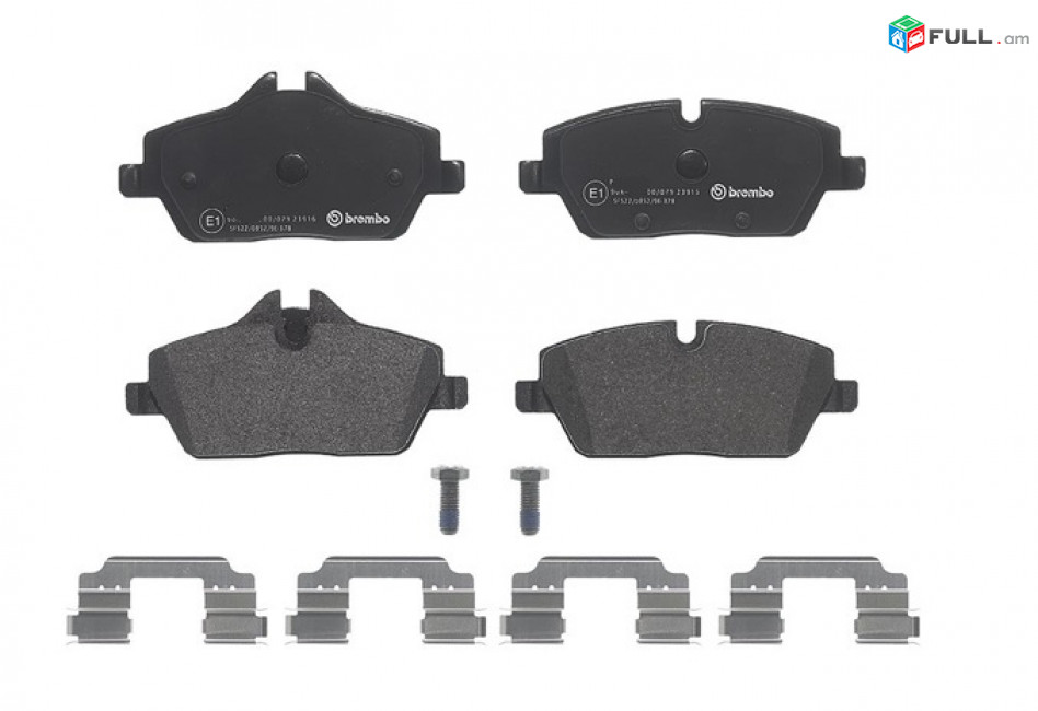 MINI F56 արգելակման կոճղակ դիմացի, Колодки передние.0533