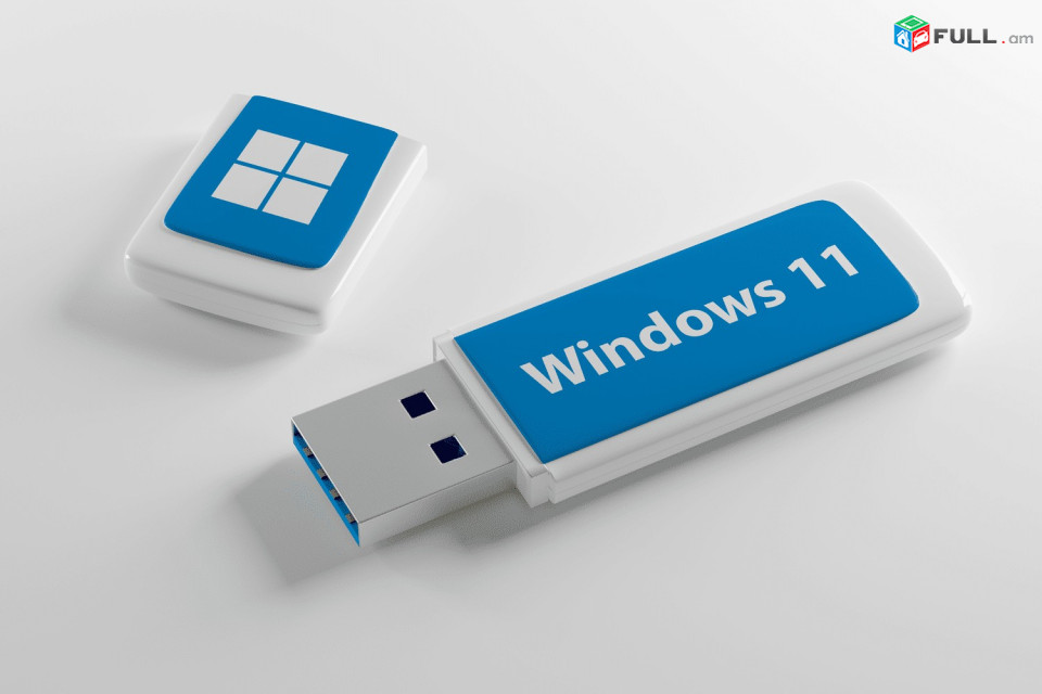 Bootable USB flash drive Windows 11, 10 Pro, Home, Education, Enterprice, Russian, English x64, x86 + key