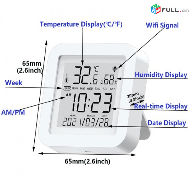 Wi-Fi Temperature & Humidity Sensor