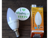 Լամպ Ecola Light Candle LED 7,0W 220V E14 6000K մոմ 105x37