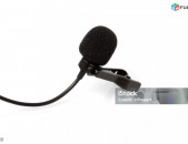 Mini Microphone երկաթյա ամրակով 3.5mm մինի խոսափող мини микрофон-петличка