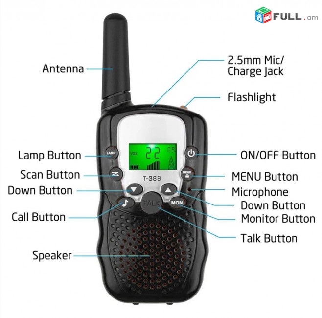 16 կանալ Motorola Mini խոսափող Walkie Talkie рация 3КМ երկկողմանի ռացիա fanar երեխաների RACIA