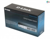 16-Port Gigabit Switch DGS-1016D 10/100/1000 Mbps свитч 16 портов Մետաղական dlink