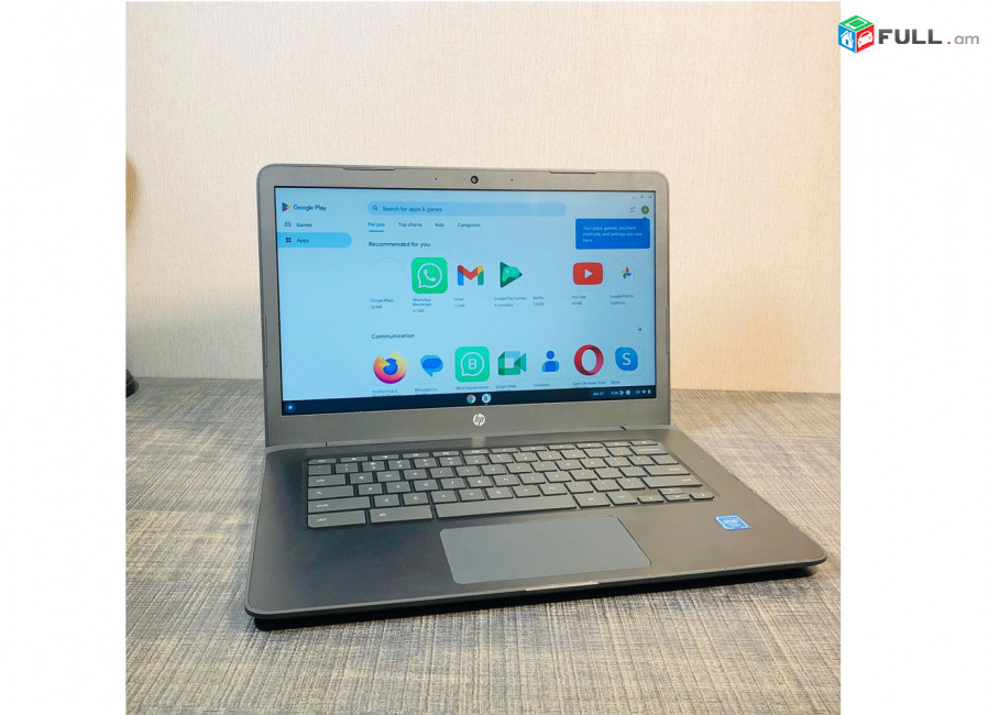 HP Chromebook 14 G5 Laptop N3450 8GB DDR4 64 GB Intel Graphics 500 14" touchscreen Notebook ноутбук Նոութբուք