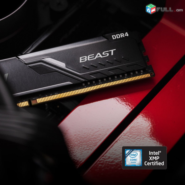 RAM Kingston DDR4 64GB (2x32GB) 3200Mhz FURY Beast Black (KF432C16BBK2/64) ՆՈՐ + 1տ.երաշխիք հիշողություն ՌԱՄ