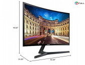 6 հատ 27" Մոնիտոր Samsung C27F39 60Hz 1800R HDMI VGA монитор monitor էկրան  LCD