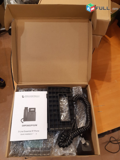 IP phone Grandstream GRP2602p (4 SIP) և GRP2601p (2 SIP) հեռախոս - IP-телефон