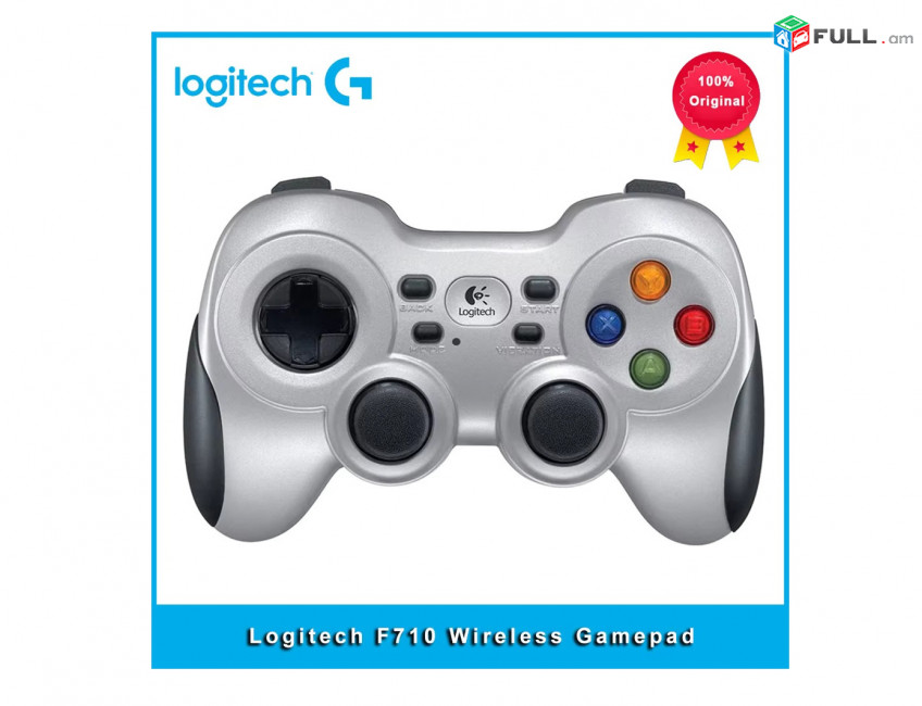 Joystick Logitech F710 Wireless Gamepad 2.4 GHz PC Джойстик խաղային անլար ջոստիկ jostik PlayStation геймпад