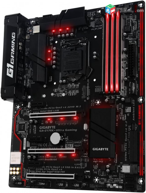 Որպես պահեստամաս - Gigabyte GA-Z170x-Ultra Gaming  - չաշխատող - Socket LGA 1151