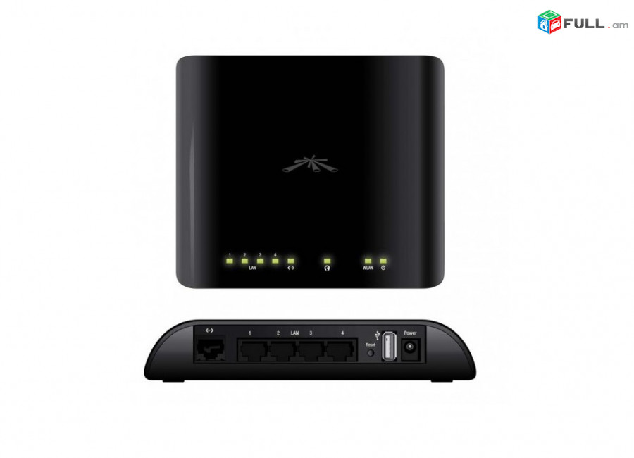 Маршрутизатор Ubiquiti AirRouter-HP (EU) High Power WiFi 802.11n до150Мбит/с, 4 x LAN, 1 х USB