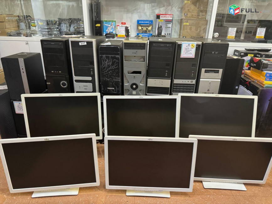 6 հատ 22" Fujitsu B22W-7 LED 1680x1050 76Ghz Монитор էկրան մոնիտոր monitor display