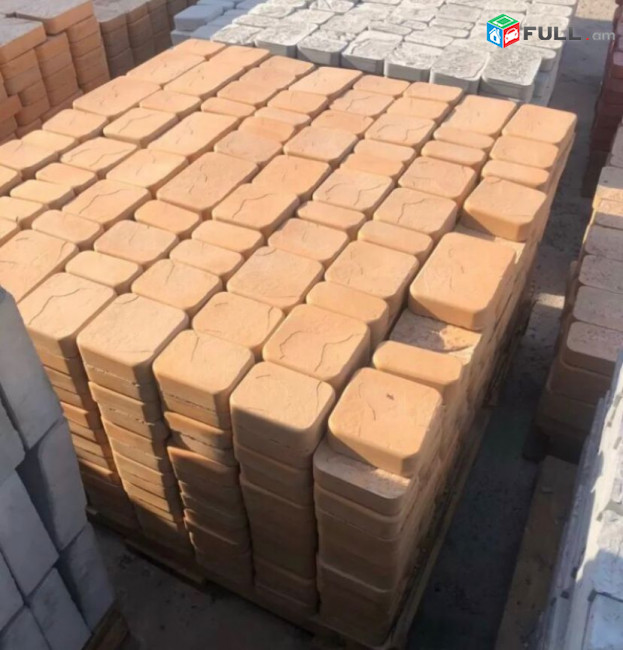 Մայթի սալիկ, բետոնե սալիկների Брусчатка Եզրաքարեր. շուբ. ռետրո 