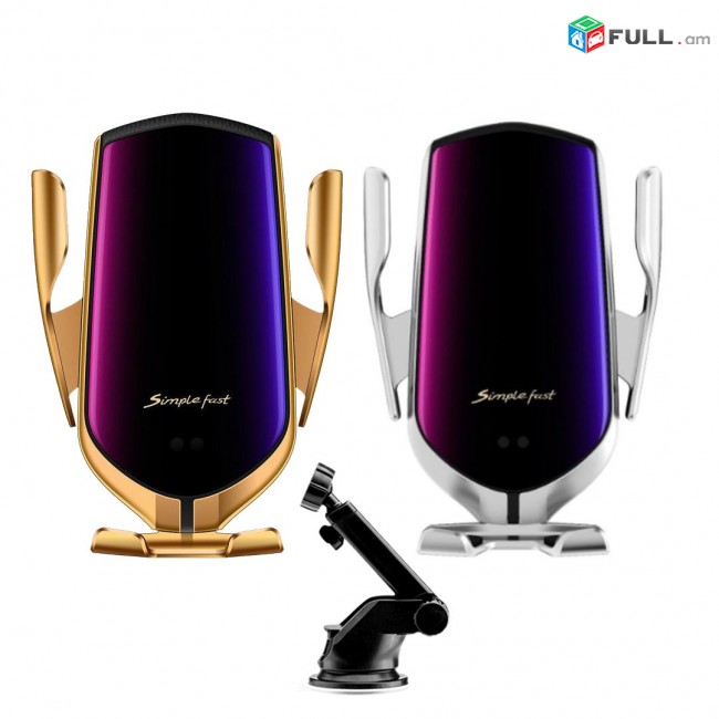 derjatel.держатель для телефона  Touch control Wireless charge