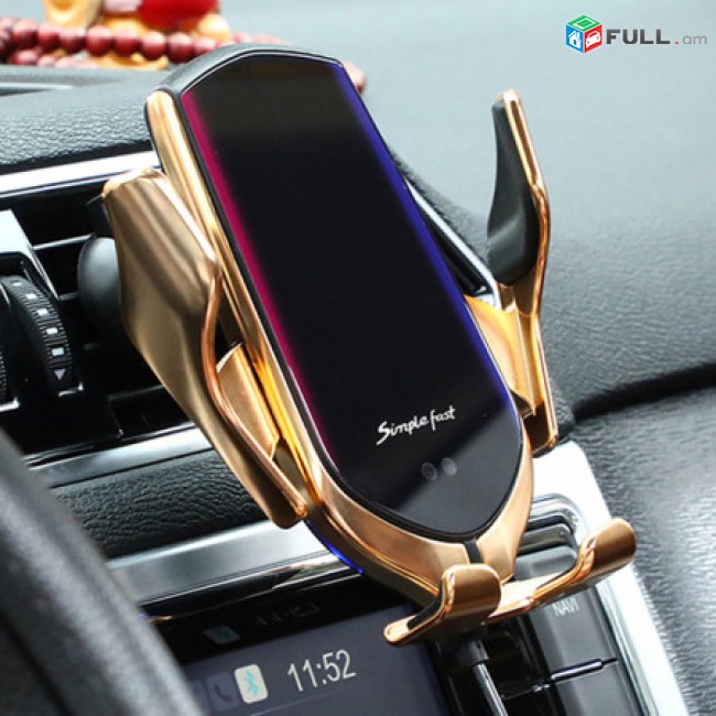derjatel.держатель для телефона  Touch control Wireless charge