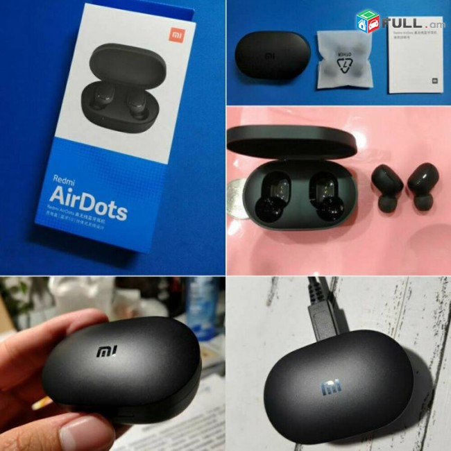 անլար ականջակալ Xiaomi Redmi Airdots, anlar akanjakal Xiaomi Redmi Airdots 2 беспроводные наушники Xiaomi Redmi Airdots