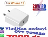 original adapter iphone 12 original լիցքավորման կոճ 20w