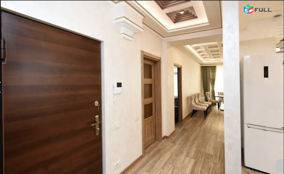 IN0242 Վարձով 3 սենյականոց բնակարան նորակառույց շենքում Բյուզանդի փողոցում