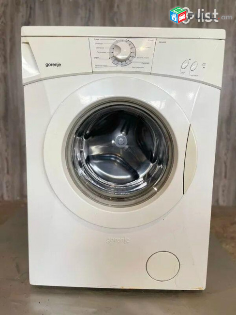 Gorenje լվացքի մեքենա 9կգ 1200 + Պտույտ Սպիտակ