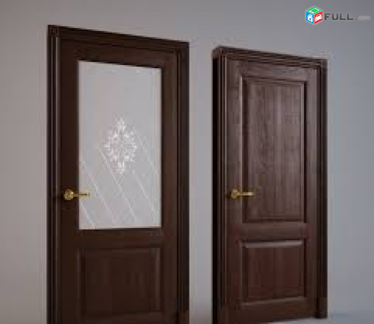 Փայտե դռներ, փայտե միջսենյակային դռներ, փայտյա դռներ, փայտյա երփեղկ դռներ