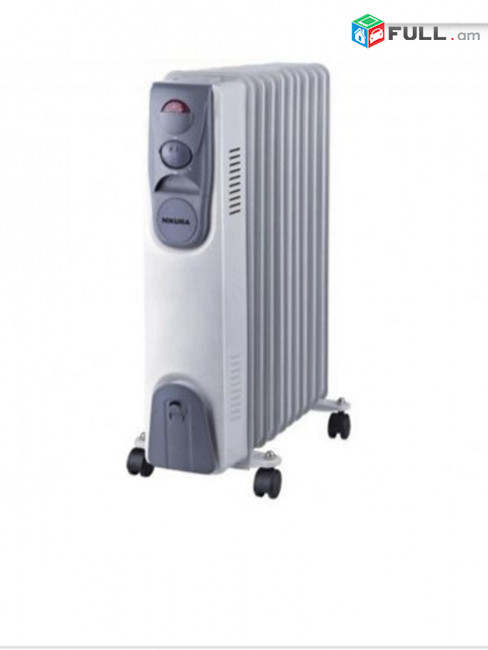 Յուղով ջեռուցիչ NIKURA HY-C3-F, 11 սեկցիա 2400 Վտ, масляная плита обогреватель для зимы, (Գին սակարկելի)