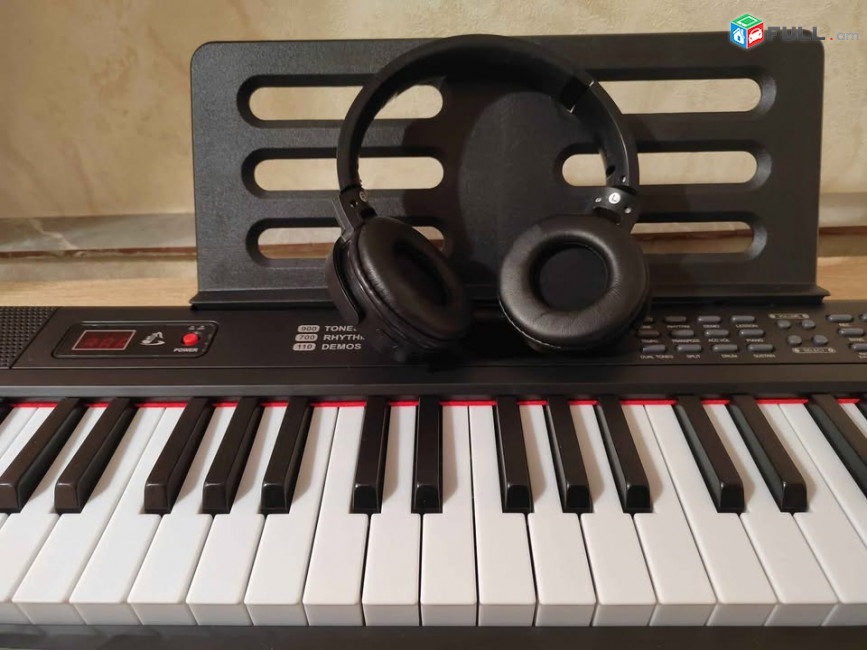 Սինթեզատոր E-Piano USB + Bluetooth + MIDI 61 էլեկտրո դաշնամուր ականջակալով