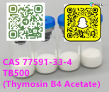 High quality cas  77591-33-4  TB500(Thymosin B4 Acetate） in stock 